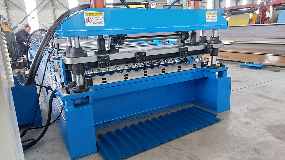 Metal wave panel steel sheet making machine Metal wave panel steel sheet making machine